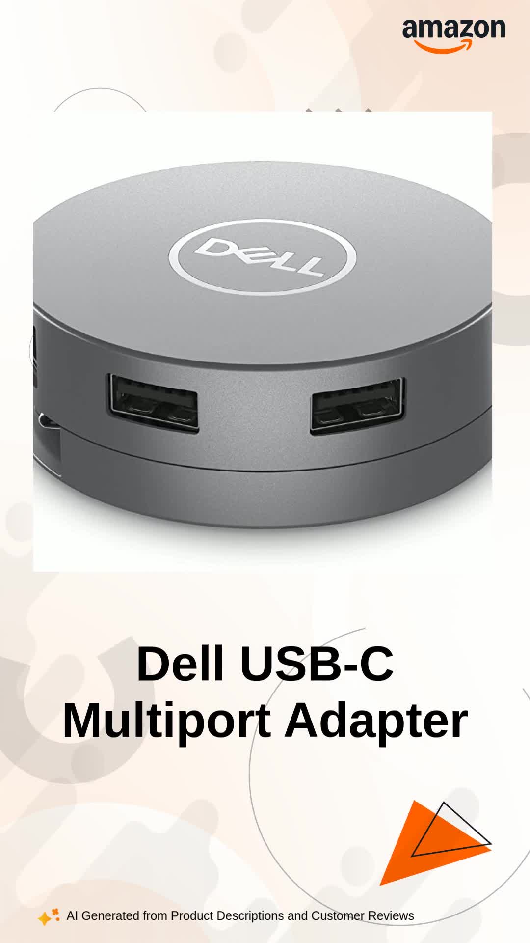 Dell DA305 6-in-1 USB-C Multiport Adapter